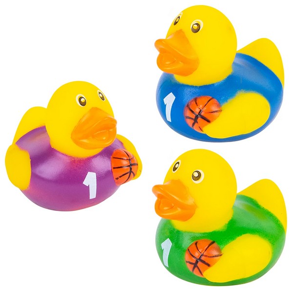 TR80839 Basketball Rubber Ducky